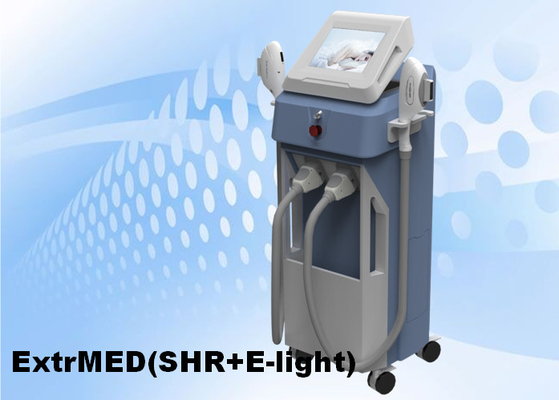 Máquina del laser del rejuvenecimiento de la piel del retiro del pelo de SHR con poder máximo de 3500W IPL