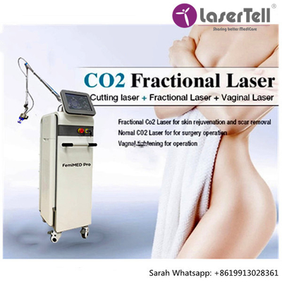 rejuvenecimiento fraccionario del retiro del acné del retiro de la arruga del cuidado de piel de la máquina del laser del CO2 10600nm