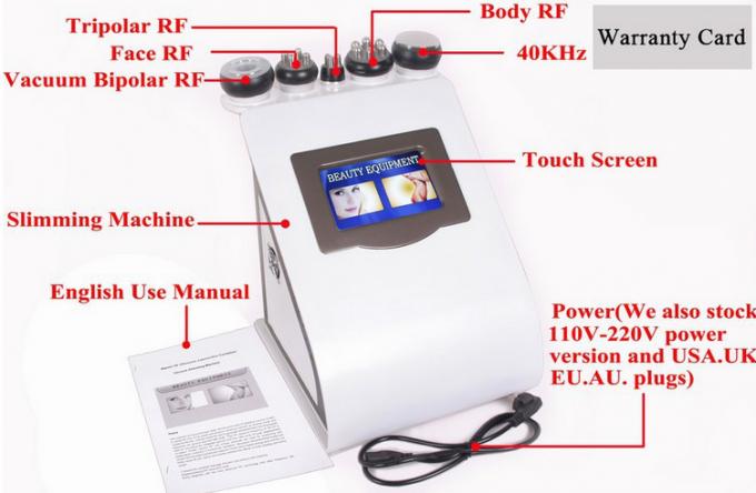 5 en 1 equipo de la belleza de la cavitación del cuidado de piel del laser de Lipo de la máquina de la belleza para la cara de cuerpo de las mujeres