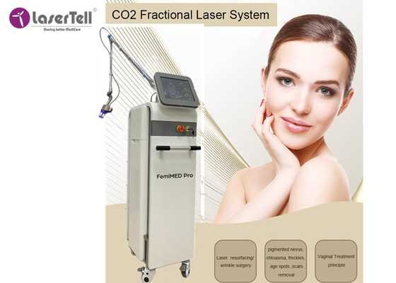 La máquina de la belleza del laser del CO2 de la radiofrecuencia de la pantalla táctil marca retiro del acné del retiro
