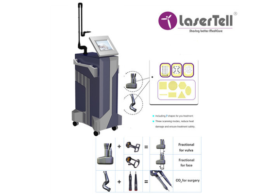 máquina fraccionaria Rf aprobado Ce del CO2 de 40W Lasertell